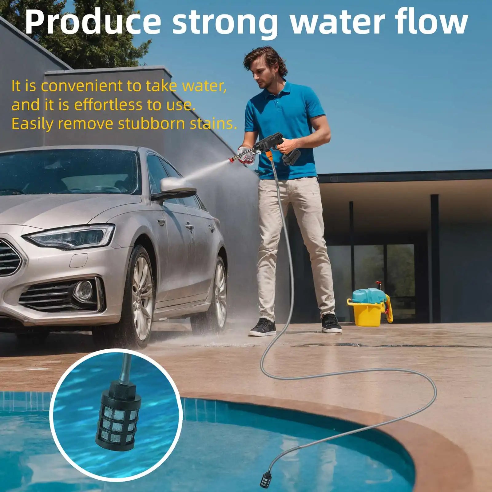 Cordless 200W High Pressure Washer