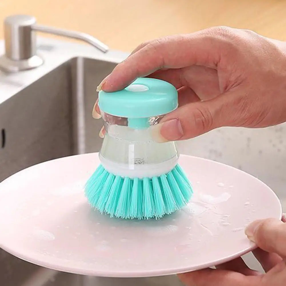 Auto Soap-Dispensing Scrub Sponge