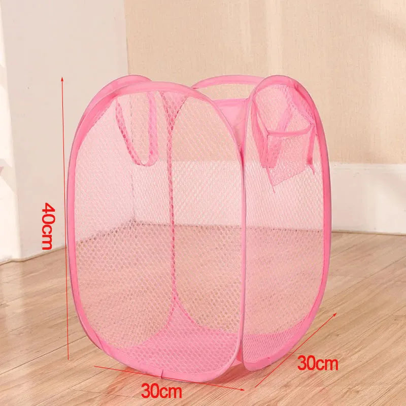 Collapsible Mesh Laundry Basket