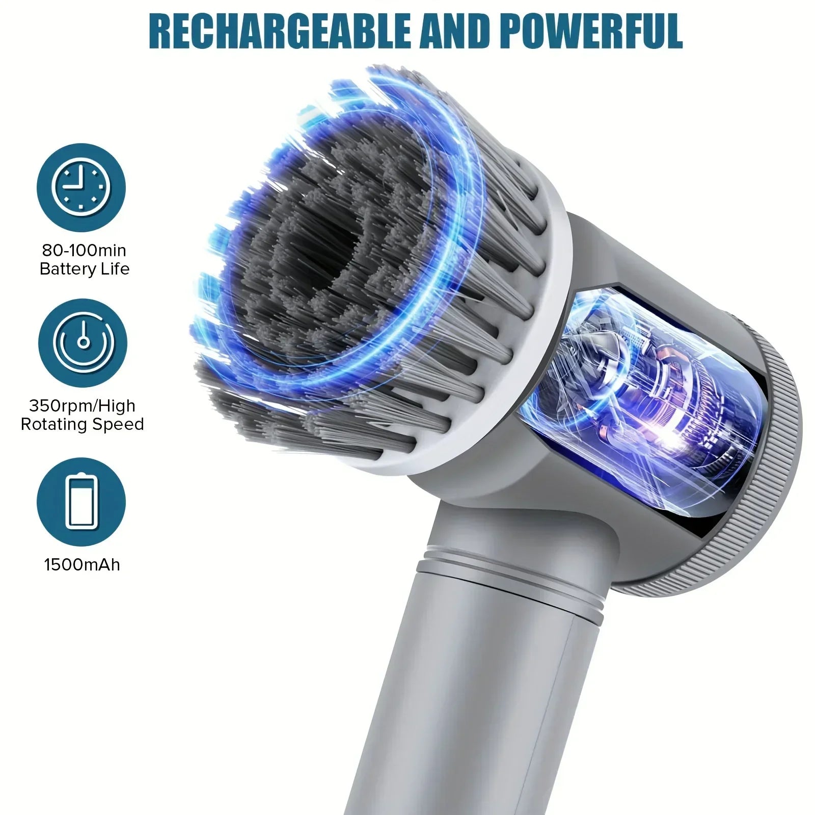 5-in-1 Cordless Power Scrubber