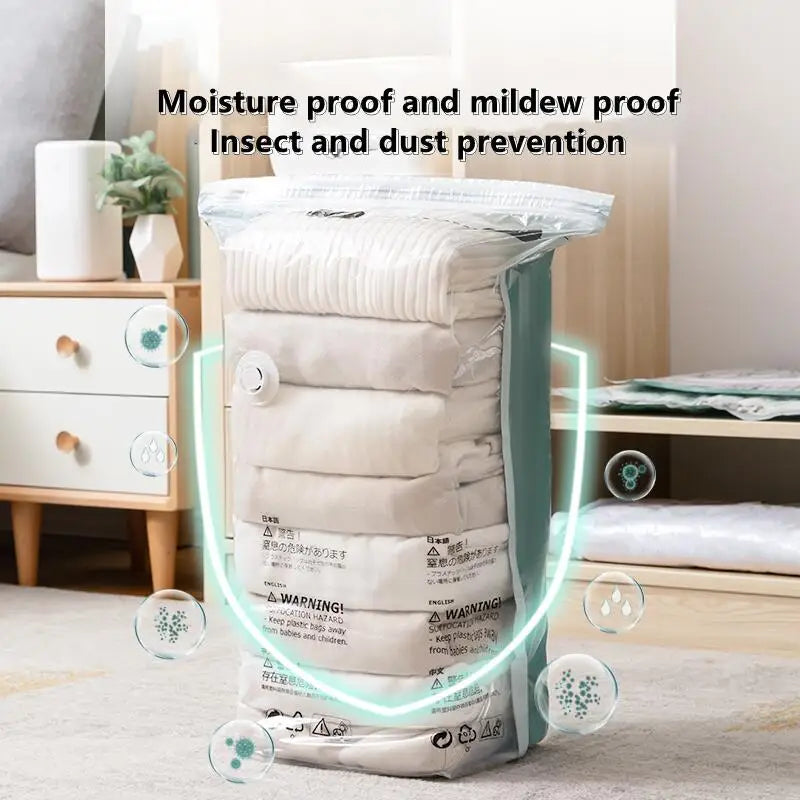 No-Pump Vacuum Storage Bags