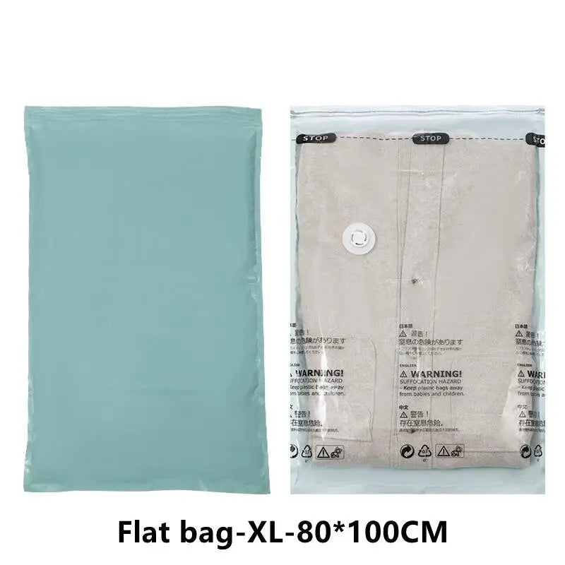 No-Pump Vacuum Storage Bags