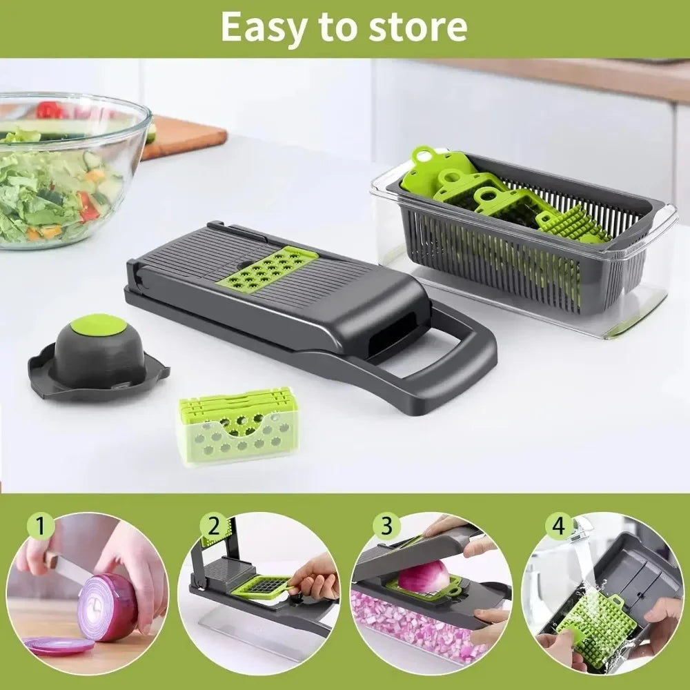 16-in-1 Speed Vegetable Chopper