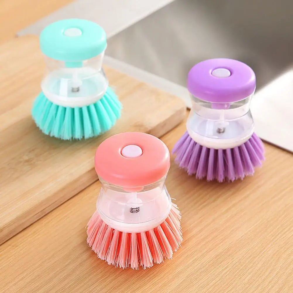 Auto Soap-Dispensing Scrub Sponge