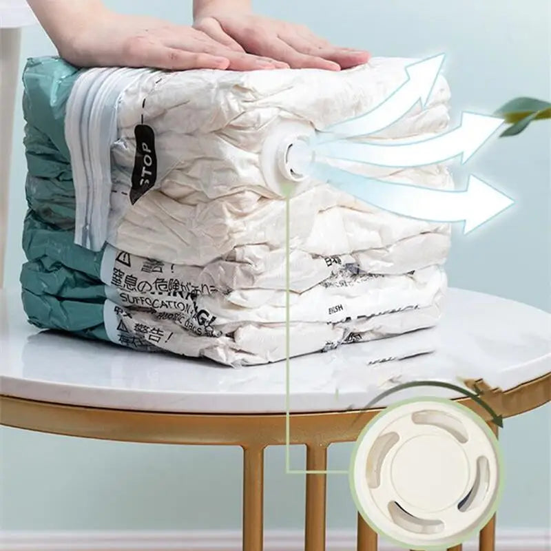 No-Pump Vacuum Storage Bags
