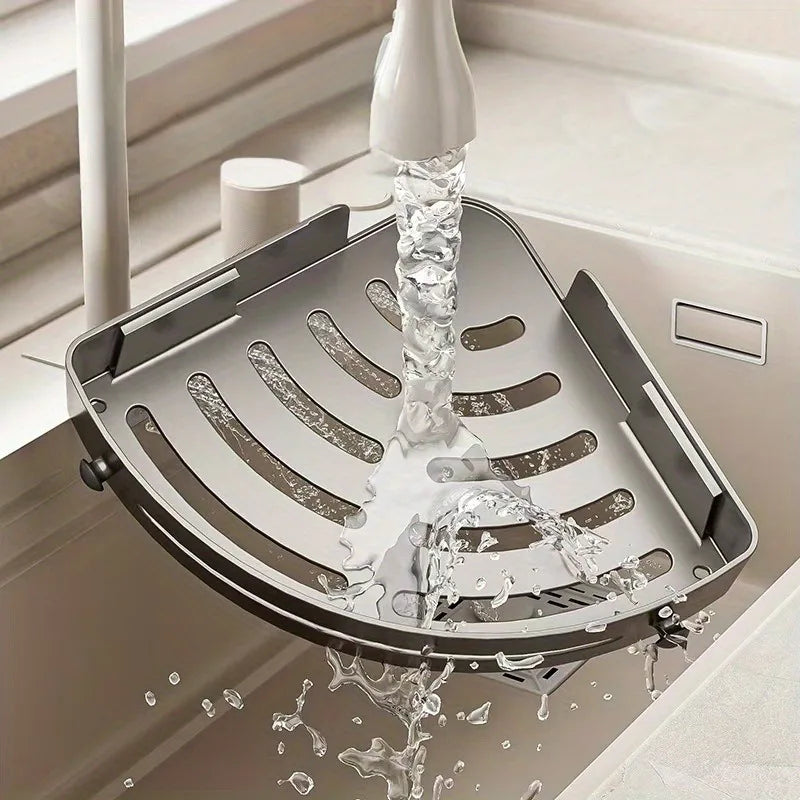 No-Drill Shower Corner Shelf