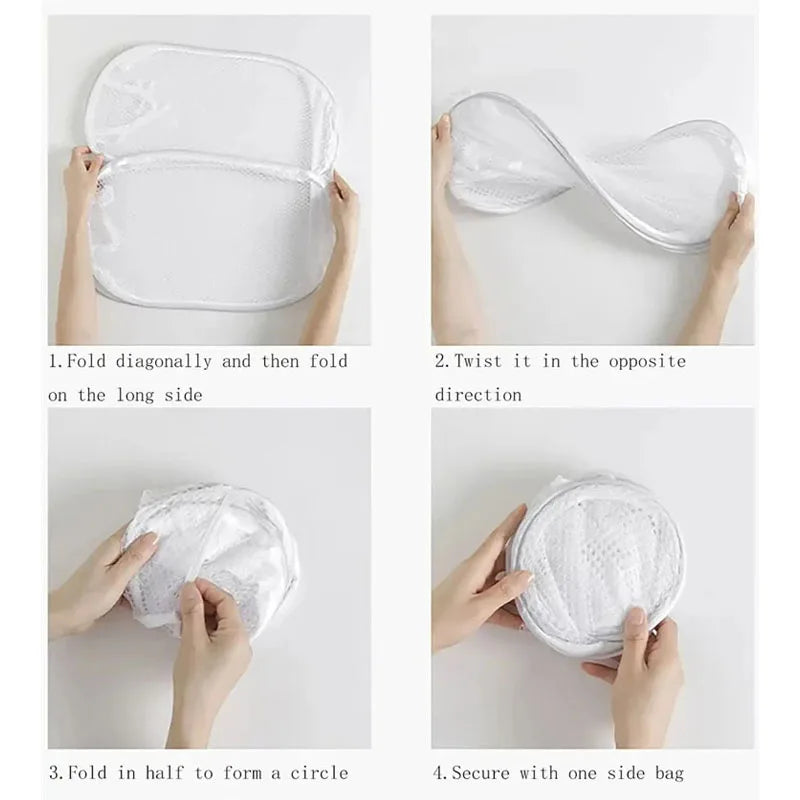 Collapsible Mesh Laundry Basket