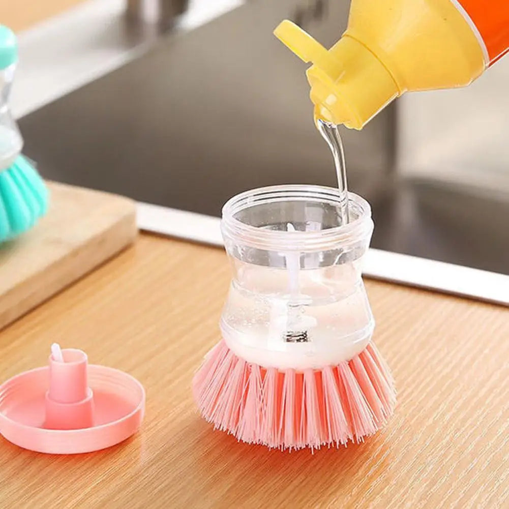Auto Soap-Dispensing Scrub Sponge