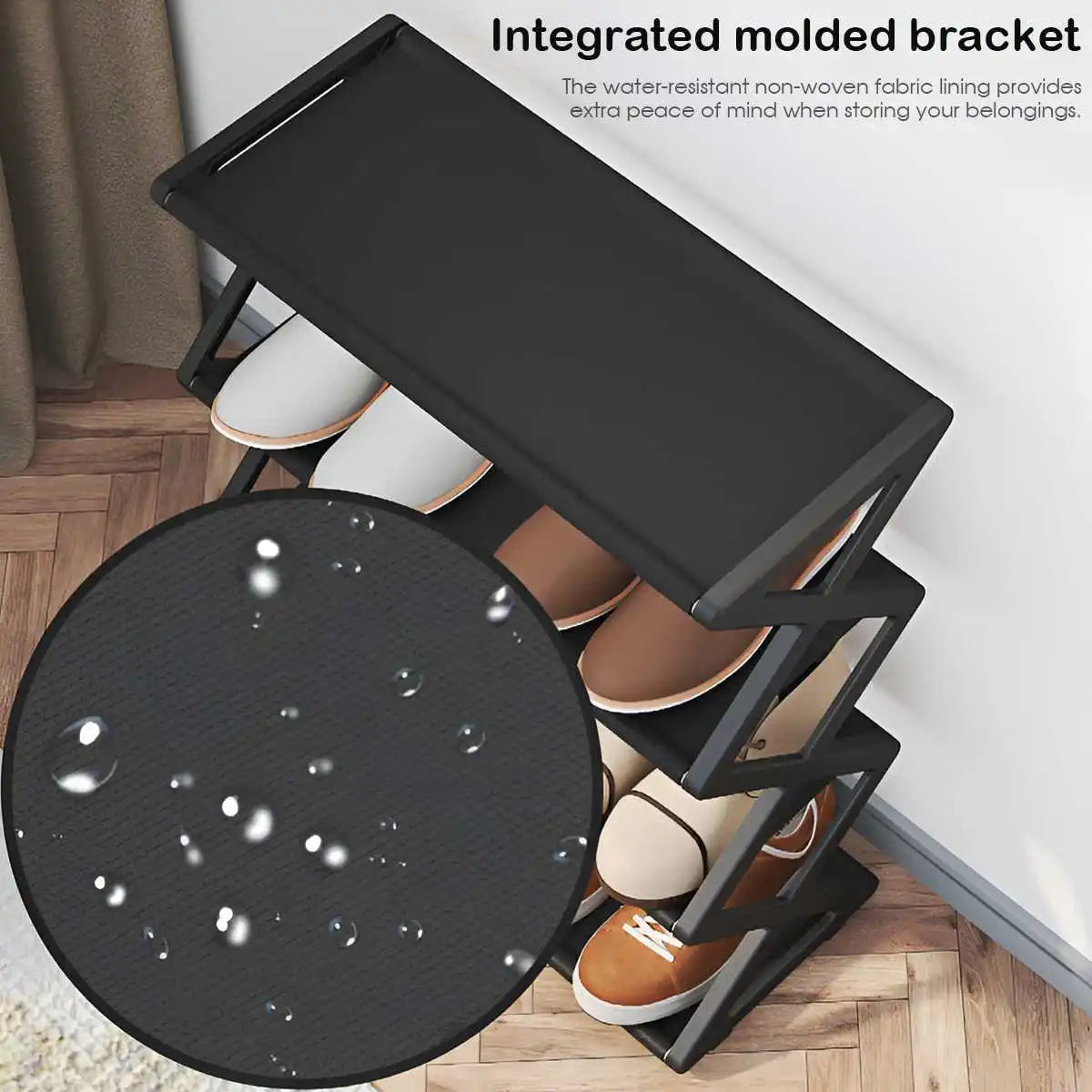 4-Tier Foldable Shoe Rack