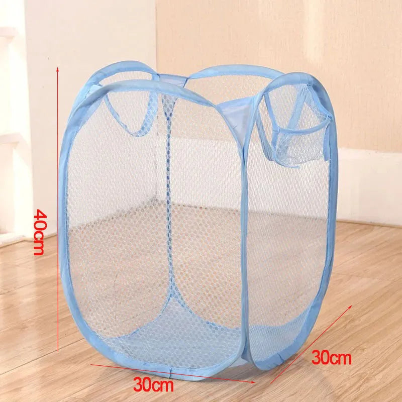 Collapsible Mesh Laundry Basket