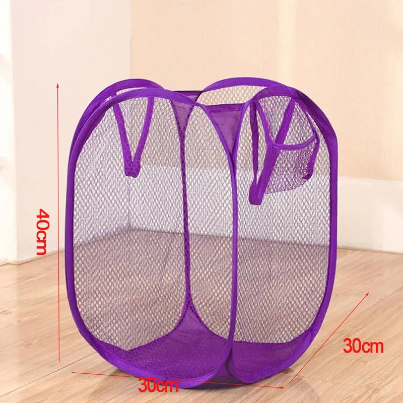 Collapsible Mesh Laundry Basket