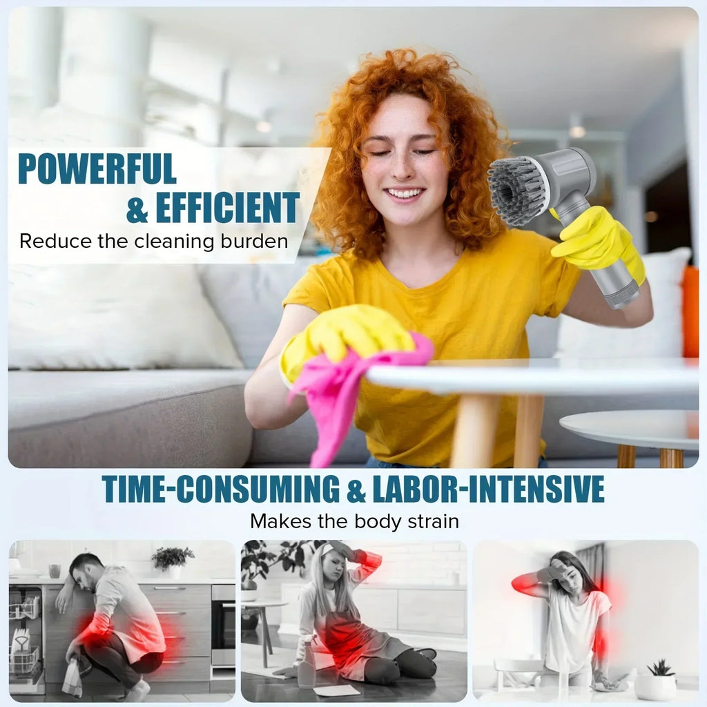 5-in-1 Cordless Power Scrubber