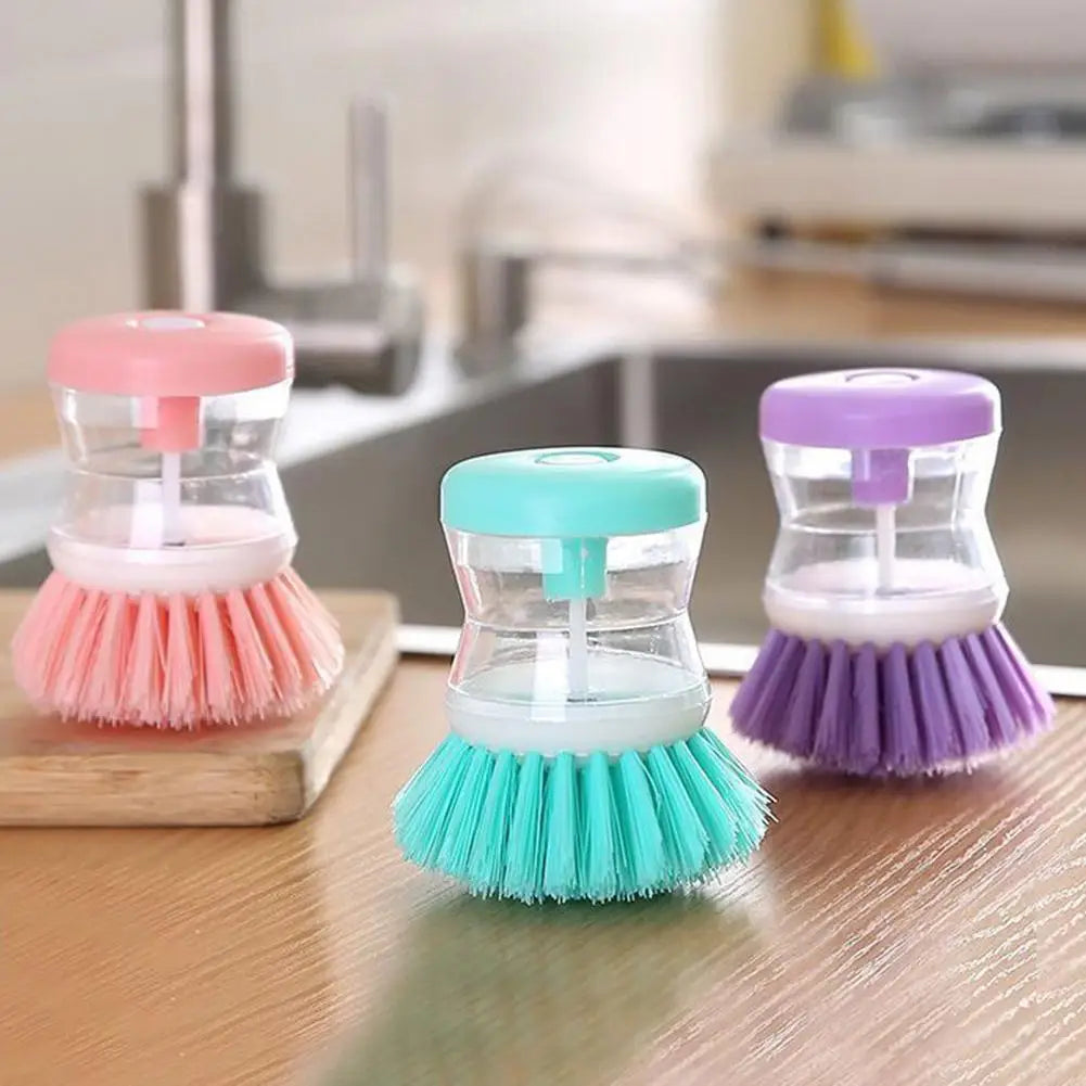 Auto Soap-Dispensing Scrub Sponge