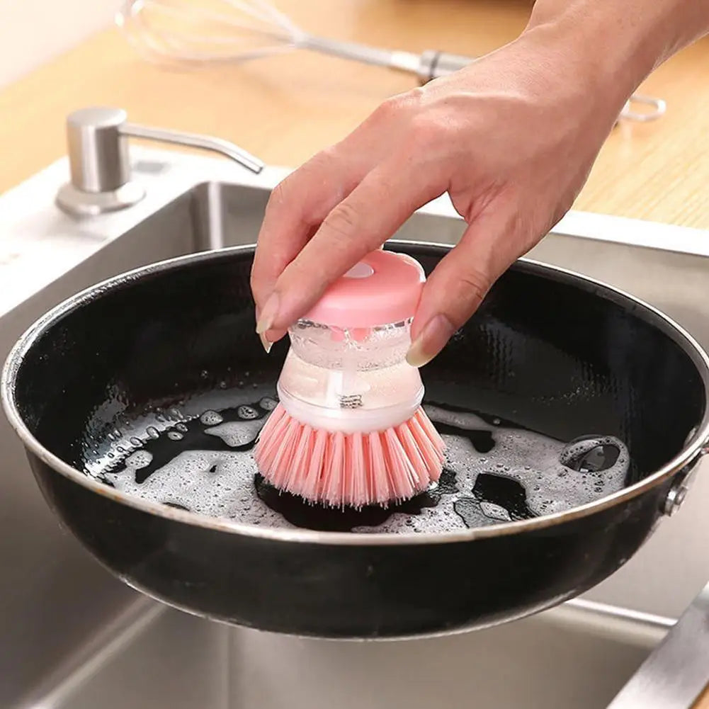 Auto Soap-Dispensing Scrub Sponge