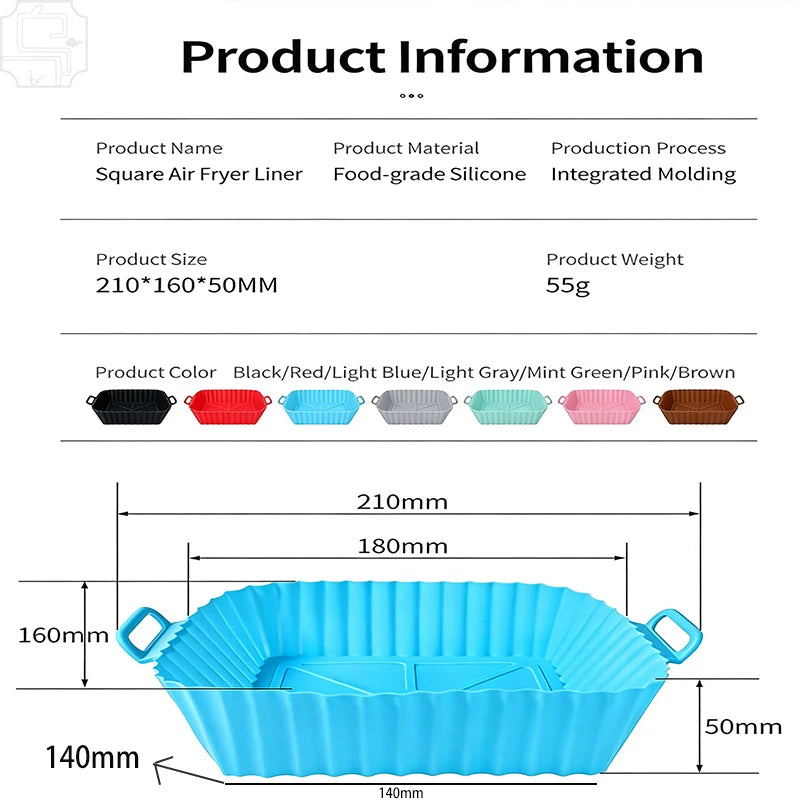Reusable Silicone Air Fryer Liner