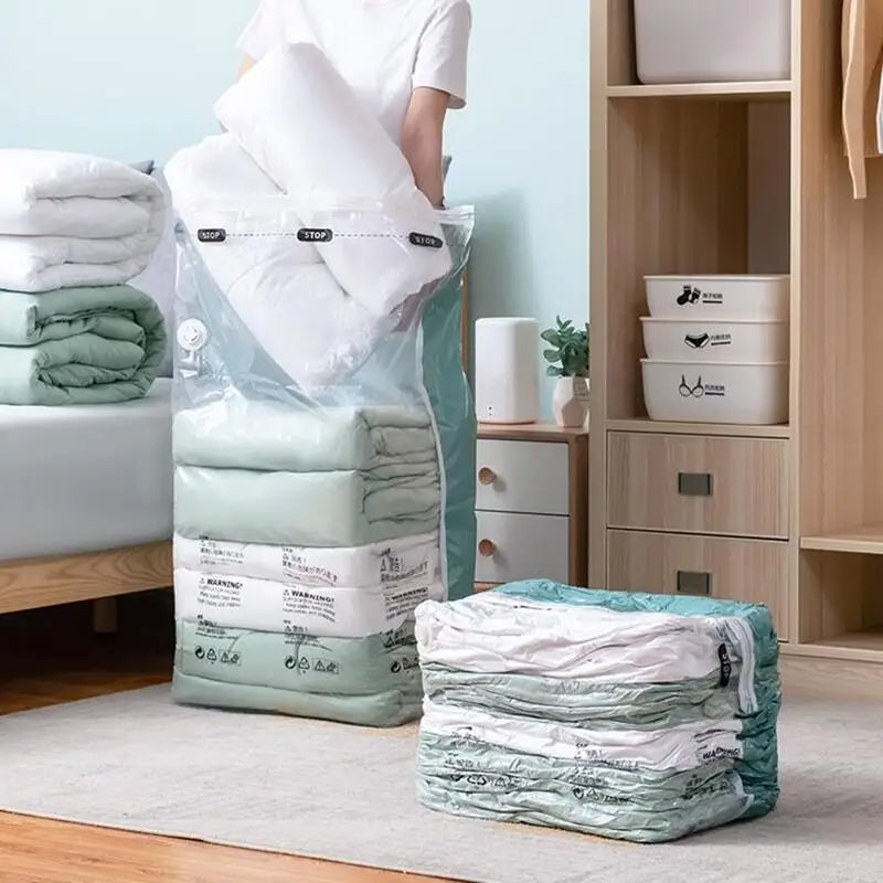 No-Pump Vacuum Storage Bags