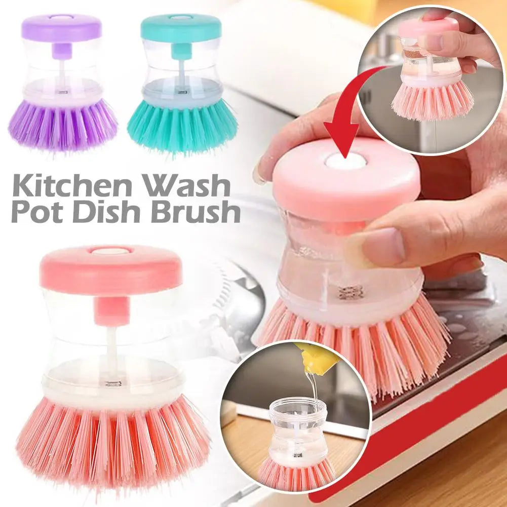 Auto Soap-Dispensing Scrub Sponge