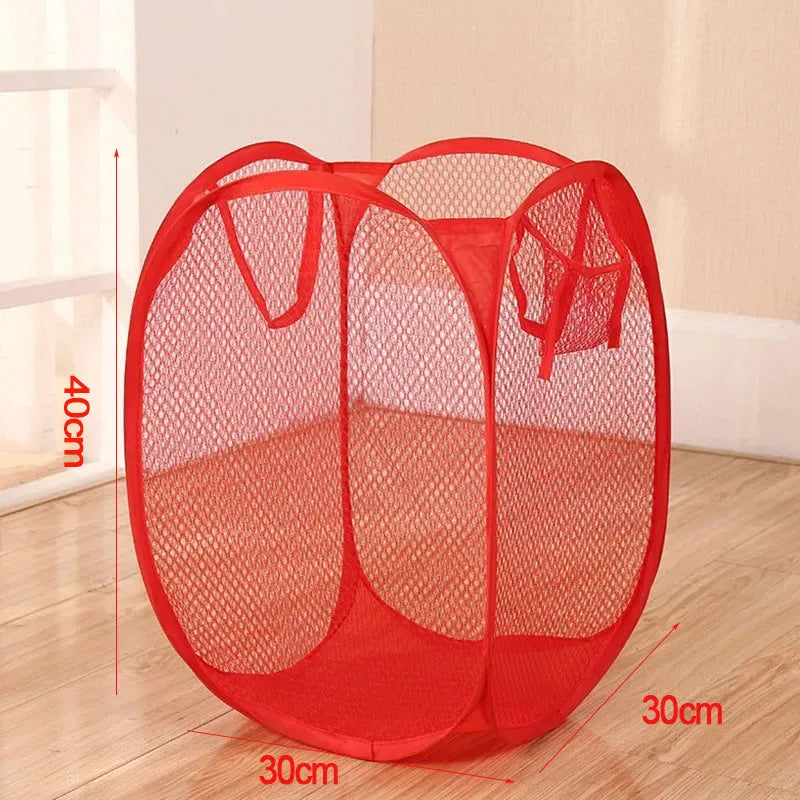 Collapsible Mesh Laundry Basket