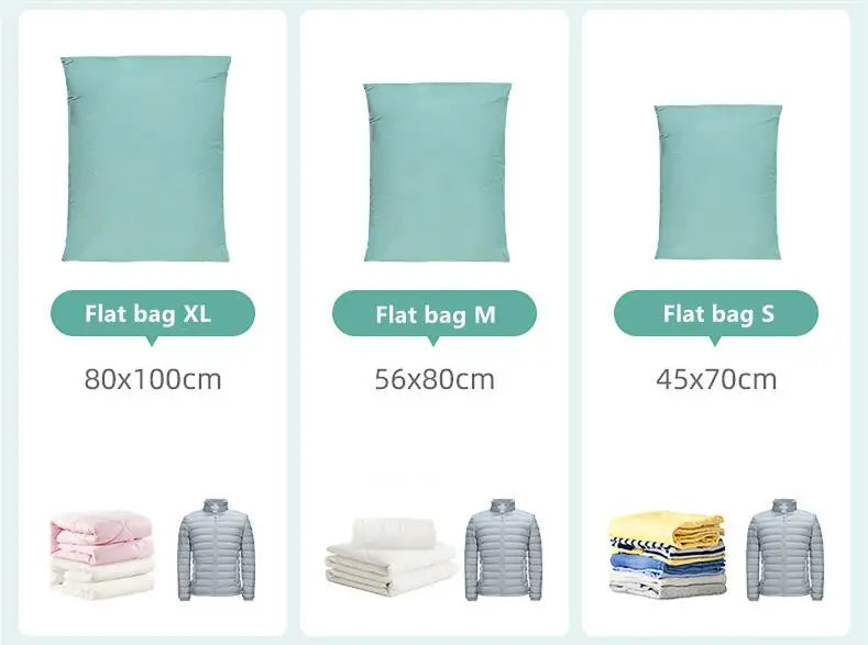 No-Pump Vacuum Storage Bags