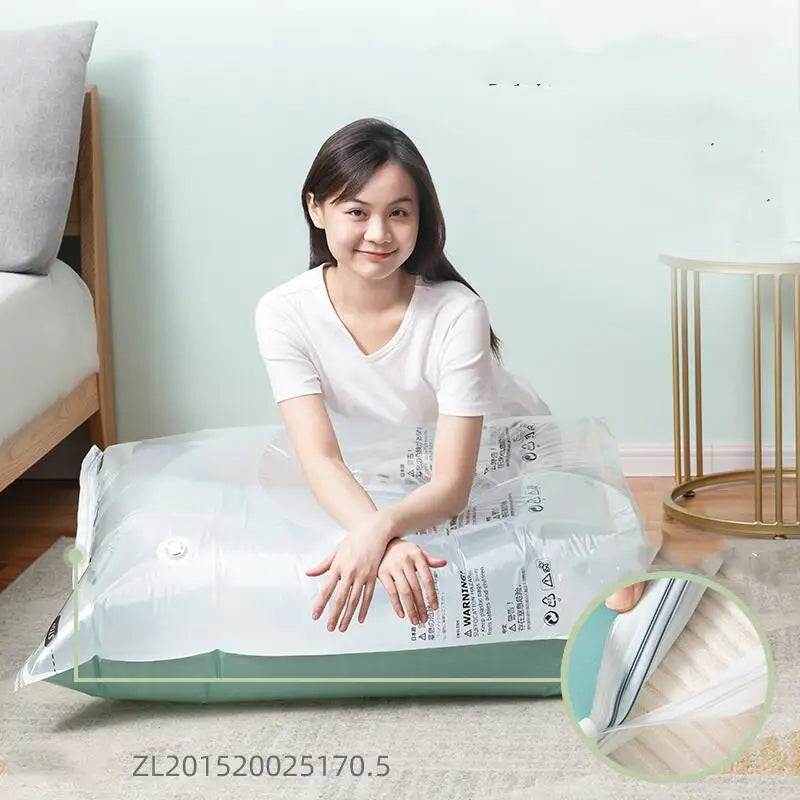 No-Pump Vacuum Storage Bags